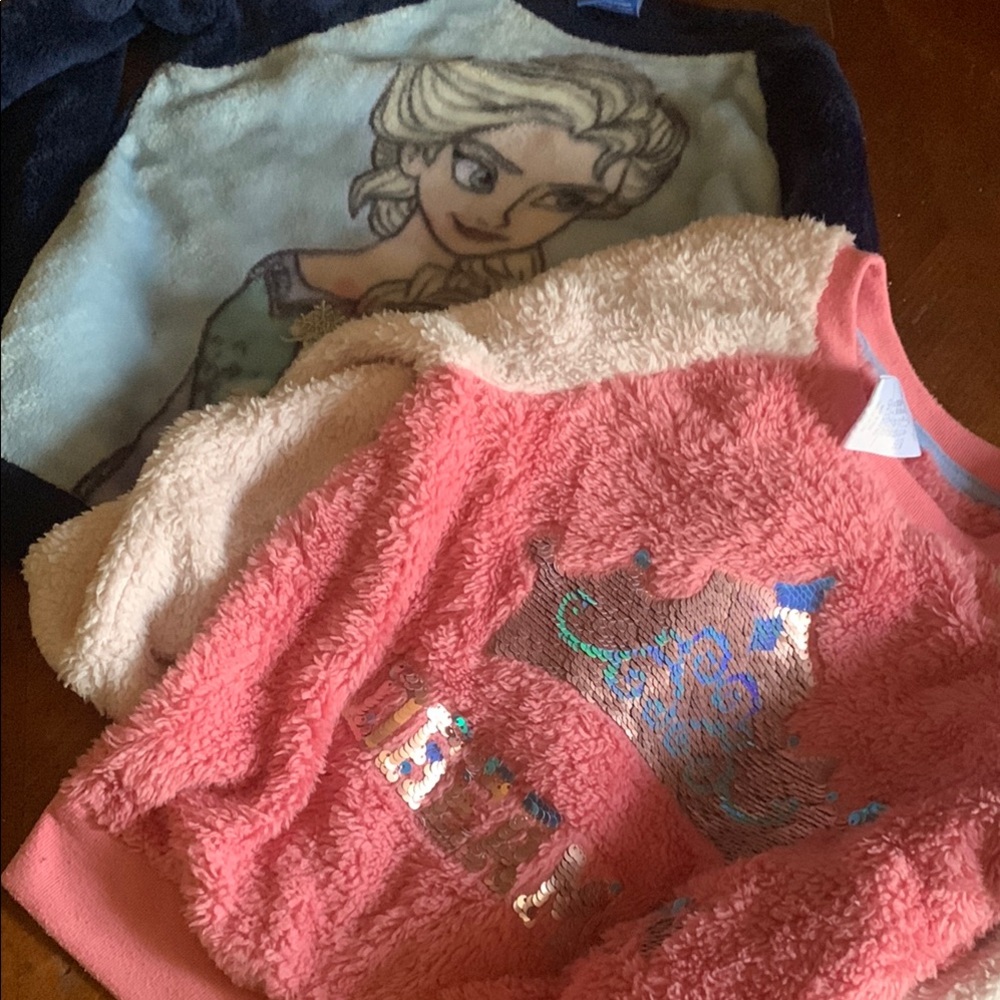 Disney Pink and Blue Tops